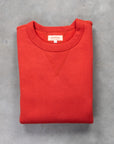 The Real McCoy's Joe McCoy 10oz loopwheel sweatshirt Cherry
