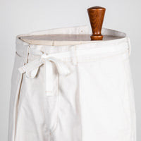 Coherence Alain Pants Selvedge Yacht Canvas B.White