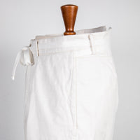 Coherence Alain Pants Selvedge Yacht Canvas B.White