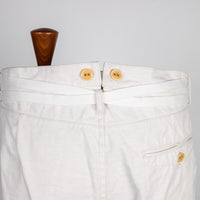 Coherence Alain Pants Selvedge Yacht Canvas B.White