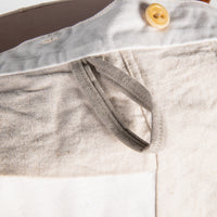Coherence Alain Pants Selvedge Yacht Canvas B.White