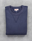The Real McCoy's Joe McCoy 10oz loopwheel sweatshirt Navy