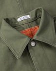 Studio D'Artisan Canvas Duck Jacket Army Green