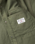 Studio D'Artisan Canvas Duck Jacket Army Green