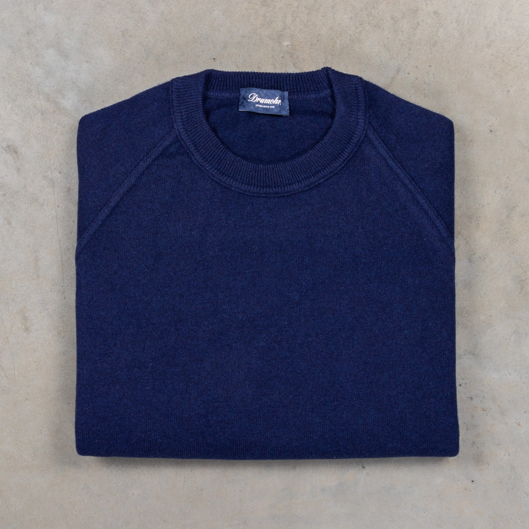 Drumohr Cashmere Felpa Blu – Frans Boone Store