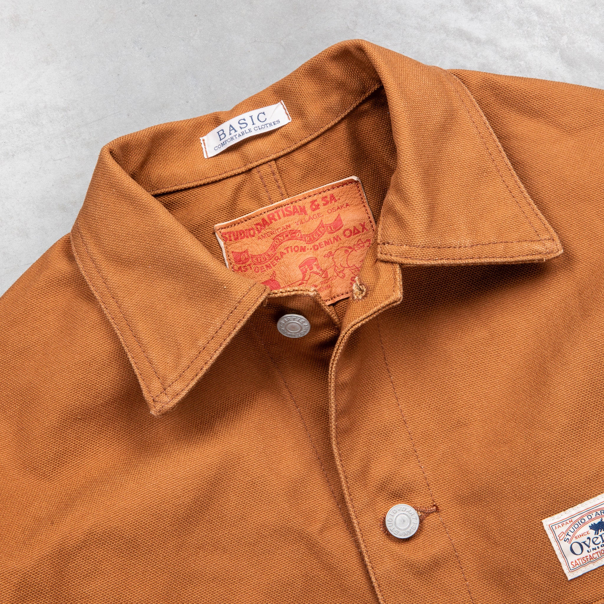 Studio D'Artisan Canvas Duck Jacket Brown – Frans Boone Store