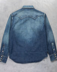 Studio D'Artisan "Crazy" Denim Western Shirt