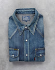 Studio D'Artisan "Crazy" Denim Western Shirt