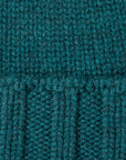 Drumohr Cashmere Ribbed Hat Verde Bottiglia