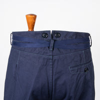 Coherence Alain Pants Selvedge Yacht Canvas Dark Blue