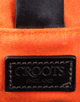 Croots Vintage Waxed Canvas Wash Bag Orange