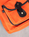 Croots Vintage Canvas Drawstring Rucksack Orange