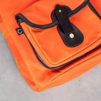 Croots Vintage Canvas Drawstring Rucksack Orange