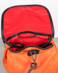 Croots Vintage Canvas Drawstring Rucksack Orange