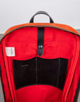 Croots Vintage Canvas Zipped Backpack Orange
