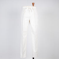Coherence Alain Pants Selvedge Yacht Canvas B.White