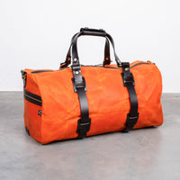 Croots Vintage Canvas Duffle Holdall Medium Orange
