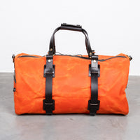Croots Vintage Canvas Duffle Holdall Medium Orange