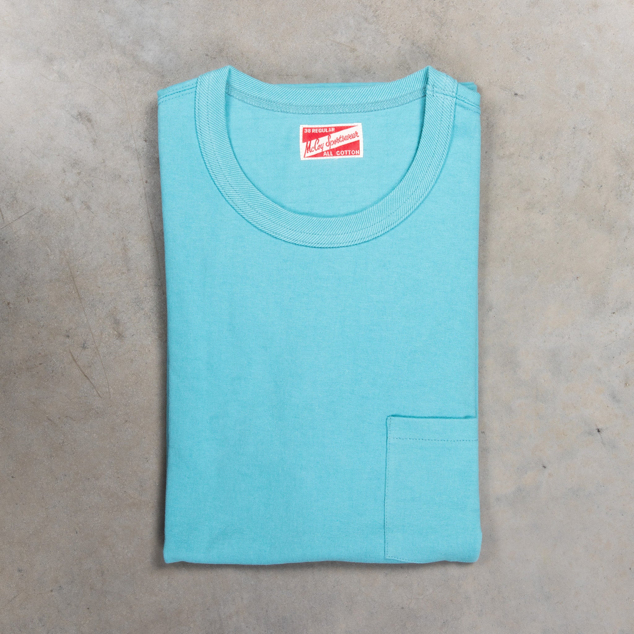 コージー FCRB AUTHENTIC L/S POCKET TEE The Real McCoys Pocket Tee Teal – Frans Boone Store