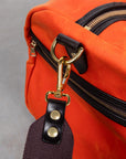 Croots Vintage Canvas Duffle Holdall Medium Orange