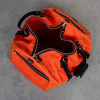 Croots Vintage Canvas Duffle Holdall Medium Orange