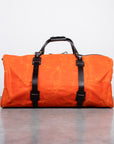 Croots Vintage Canvas Duffle Holdall Large Orange