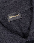 Drumohr Luxury 30G Cashmere Polo Grigio Antracite