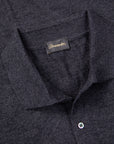 Drumohr Luxury 30G Cashmere Polo Grigio Antracite