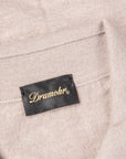 Drumohr Luxury 30G Cashmere Polo Beige Chiaro