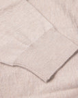 Drumohr Luxury 30G Cashmere Polo Beige Chiaro