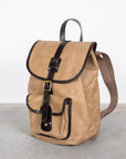 Croots Drawstring Rucksack Waxed Sand