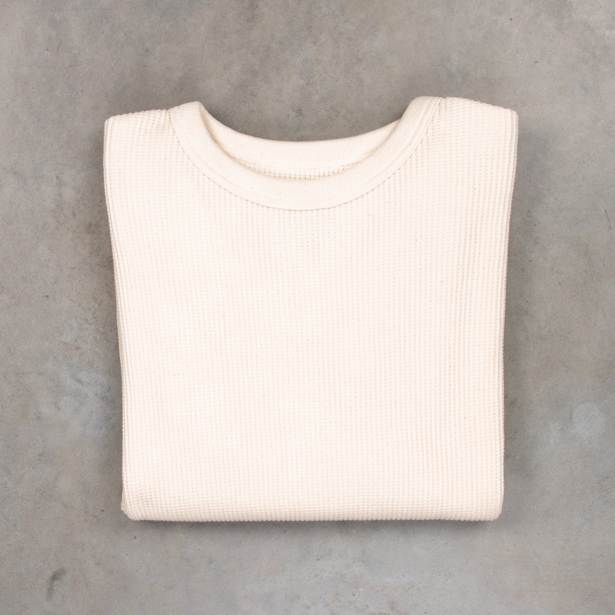 Fullcount 5964 Heavyweight Waffle Longsleeve Ecru – Frans Boone Store