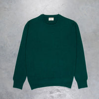 William Lockie x Frans Boone Super Geelong Vintage fit sweater Tartan Green