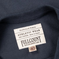 Fullcount Flat Seam Heavyweight Longsleeve T-Shirt Ink. Black
