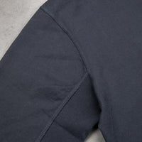 Fullcount Flat Seam Heavyweight Longsleeve T-Shirt Ink. Black