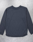 Fullcount Flat Seam Heavyweight Longsleeve T-Shirt Ink. Black