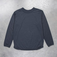Fullcount Flat Seam Heavyweight Longsleeve T-Shirt Ink. Black