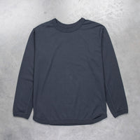 Fullcount Flat Seam Heavyweight Longsleeve T-Shirt Ink. Black