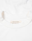 Fullcount Flat Seam Heavyweight Longsleeve T-Shirt White