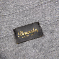 Drumohr Luxury 30G cashmere Crew Neck Grigio Medio