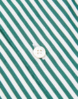 Finamore Gaeta Fit Collo Sergio Bengal Stripe Shirt Verde Inglese