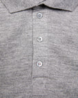 Drumohr Luxury 30G Cashmere Polo Grigio Medio