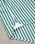 Finamore Tokyo Fit Collo Sergio Bengal Stripe Shirt Verde Inglese
