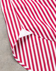 Finamore Gaeta Fit Collo Sergio Bengal Stripe Shirt Chianti