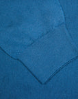 Drumohr Luxury 30G cashmere Crew Neck Blu Acciaio