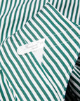 Finamore Gaeta Fit Collo Sergio Bengal Stripe Shirt Verde Inglese