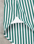 Finamore Gaeta Fit Collo Lucio Bengal Stripe Shirt Verde Inglese
