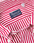 Finamore Tokyo Fit Collo Lucio Bengal Stripe Shirt Chianti