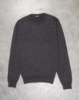 Drumohr Luxury 30G cashmere Crew Neck Grigio Antracite