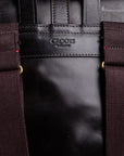 Croots Malton Bridle leather Rucksack Dark Havana